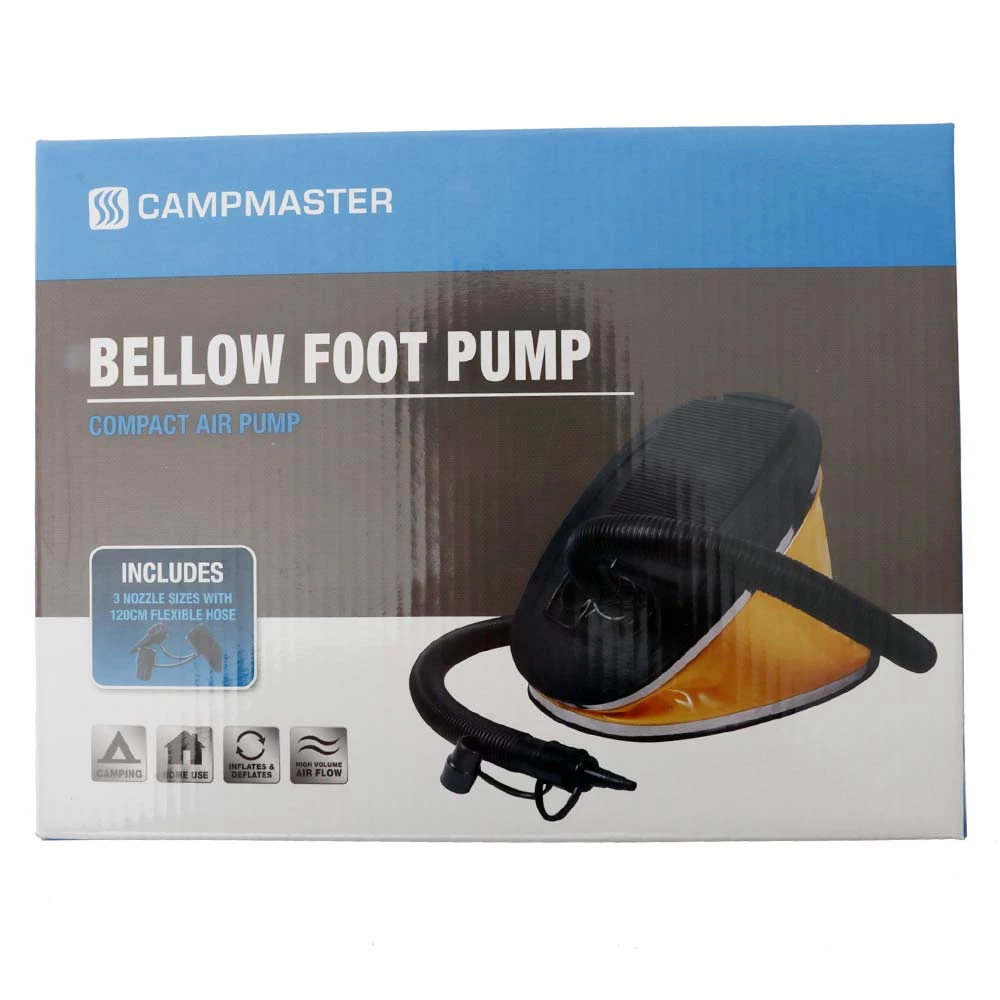 Campmaster Bellows Foot Pump 5L