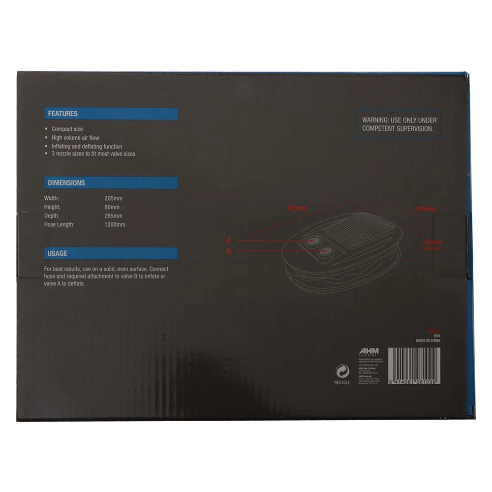 Campmaster Bellows Foot Pump 5L - Image 2