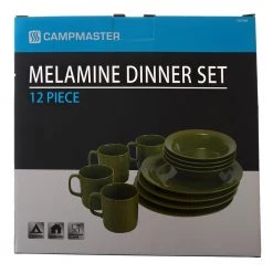 Campmaster 12-Piece Camping Tableware Set