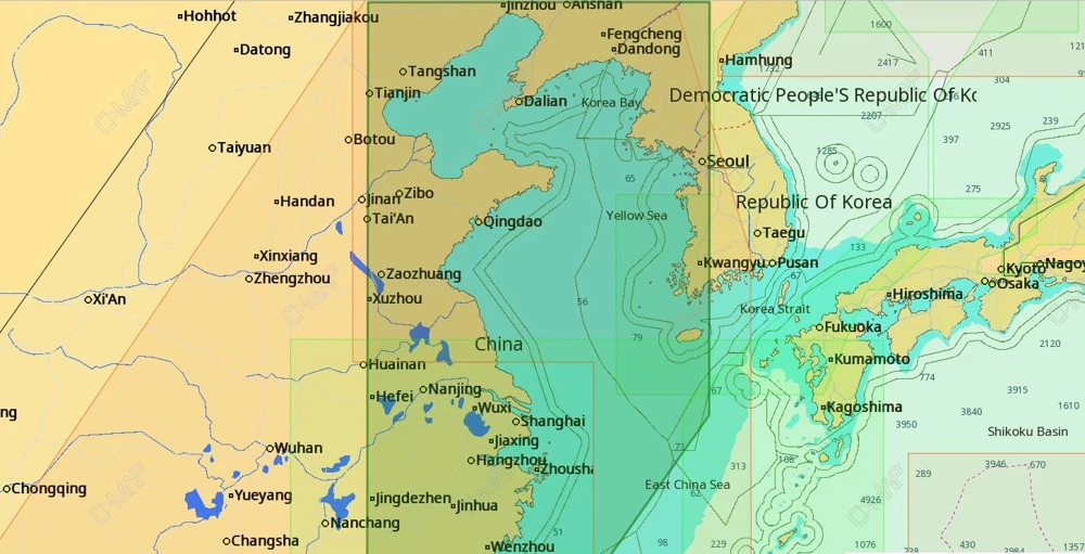 C-MAP 4D AN-D241 Chart Wenzhou To Yellow Sea