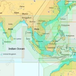 C-MAP 4D AS-D050 Chart Asia South Continental