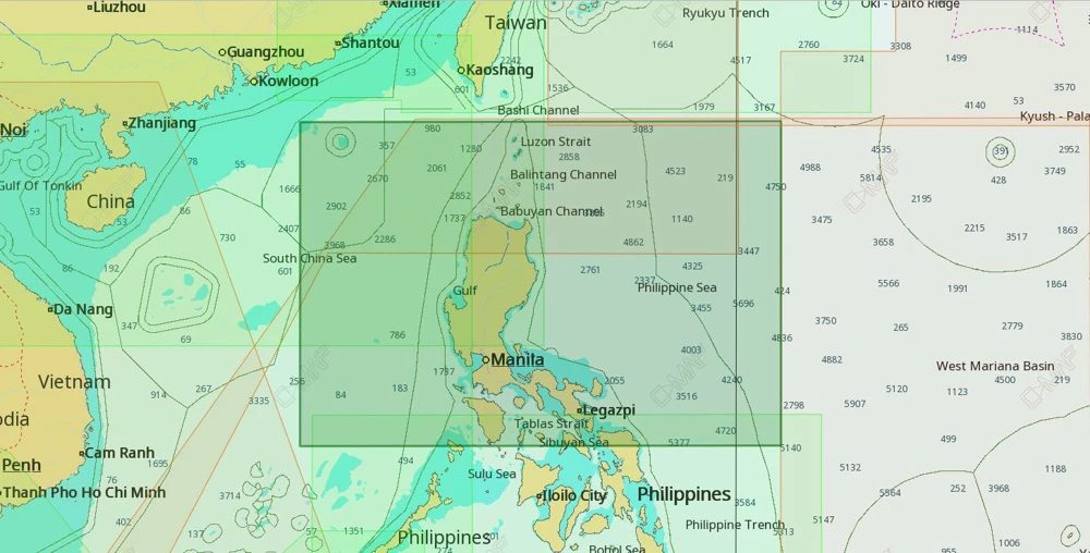 C-MAP 4D AS-D224 Chart Northern Philippines