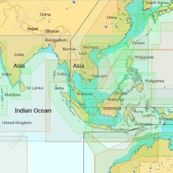 C-MAP Max-N AS-N050 Chart Asia South Continental Asia