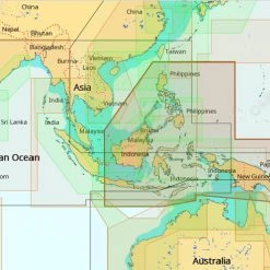 C-MAP MAX-N+ AS-Y205 Chart Philippines/Papuaguinea/Indonesia
