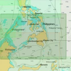 C-MAP MAX-N+ AS-Y223 Chart Southern Philippines