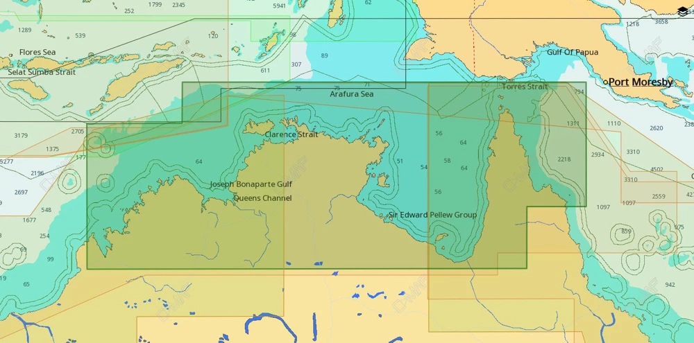 C-MAP MAX-N+ AU-Y264 Chart Cape Flattery To King Sound
