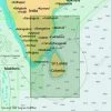 C-MAP 4D IN-D213 Chart India South East Coast And Sri Lanka